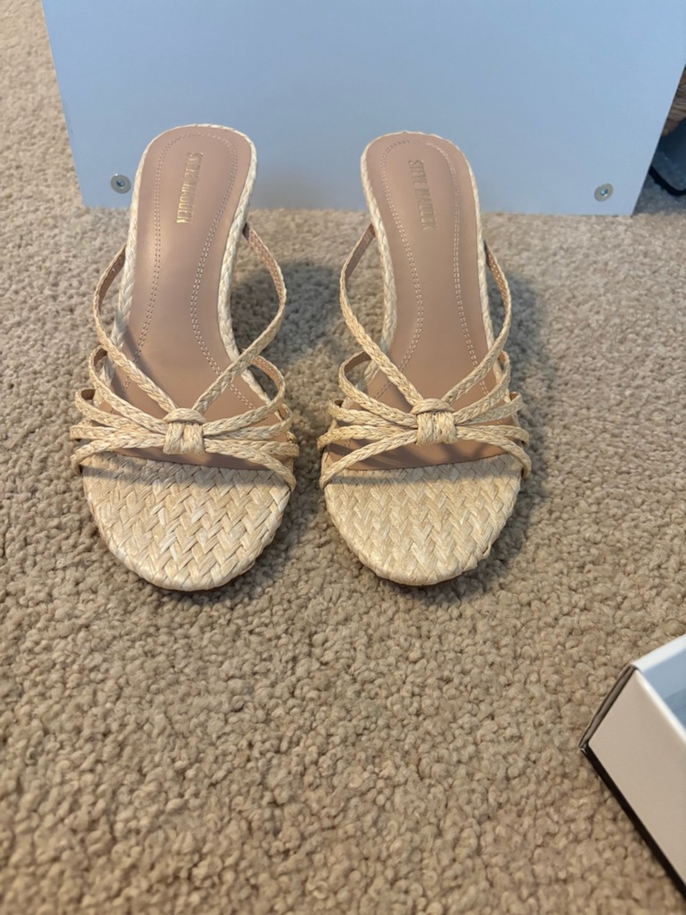 Steve Madden Edna Heel Natural Rafa